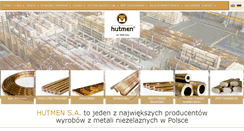Desktop Screenshot of hutmen.pl